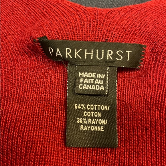 PARKHURST Cotton Covi Wrap in Roman Red One Size - Picture 7 of 11